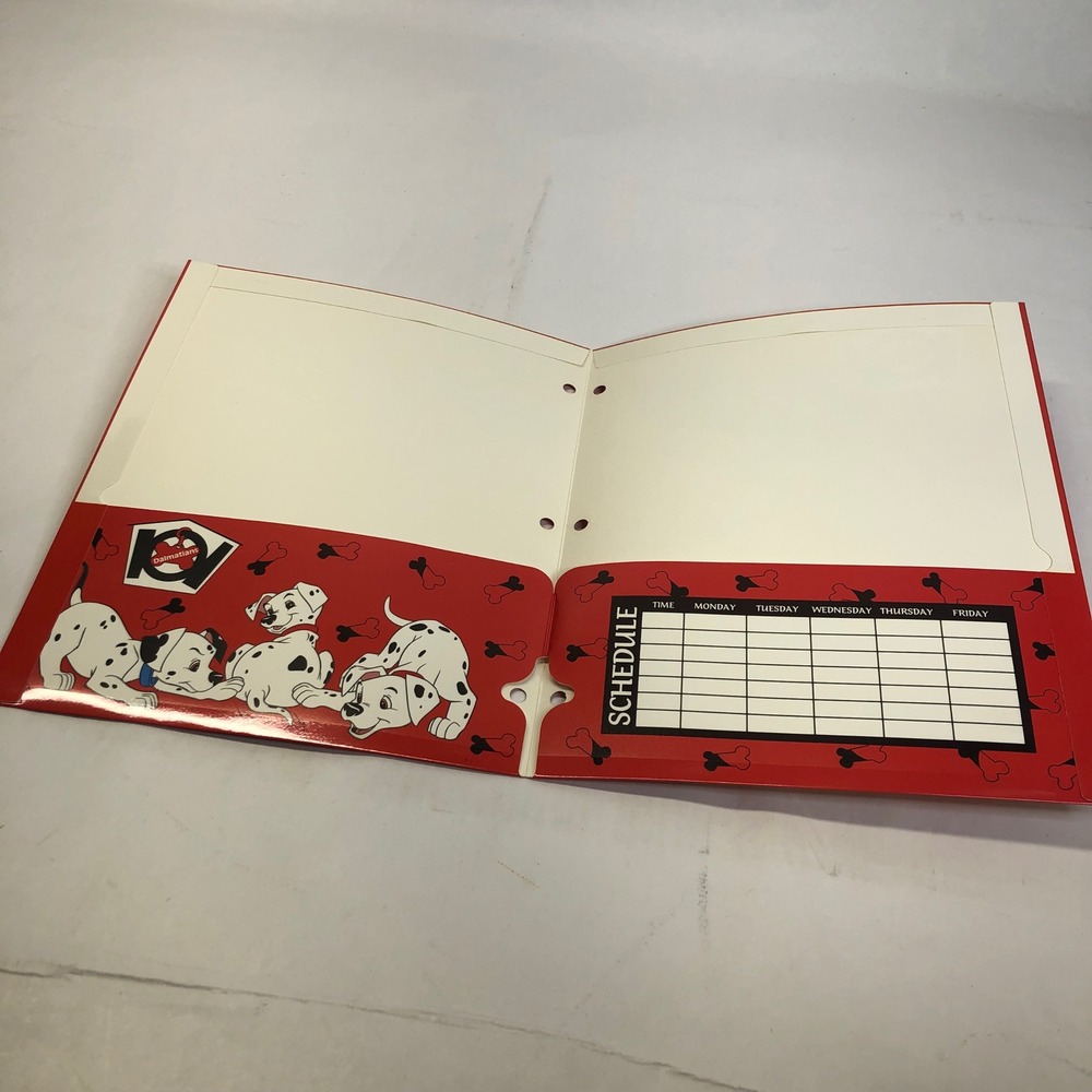 Vintage 90s Folders Lot of 6 Looney Tunes Dalmatian Jurassic Park Soccer - Picture 3 of 16